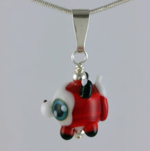 Load image into Gallery viewer, Verity Fox Hand Sculpted Glass Pendant