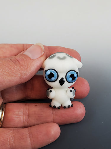 Snowy Owlbear Boro Pendant