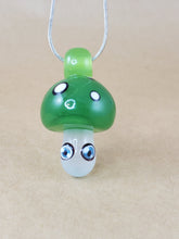 Load image into Gallery viewer, Green Fun Guy Pendant