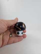 Load image into Gallery viewer, Black and Gold Sparkle Mushroom Buddy