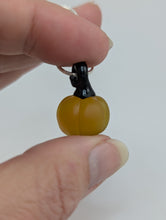 Load image into Gallery viewer, Matte Orange Pumpkin Pendant (Boro)