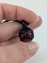 Load image into Gallery viewer, Red and Black Poison Apple Pendant (Boro)