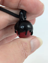 Load image into Gallery viewer, Red and Black Poison Apple Pendant (Boro)