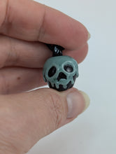 Load image into Gallery viewer, Black and Mint Poison Apple Pendant (Boro)