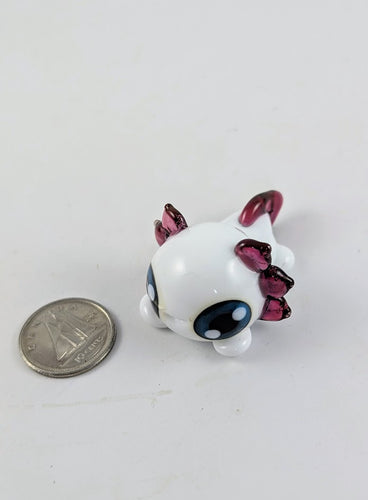 Axel Axolotl Hand Sculpted Glass Figure