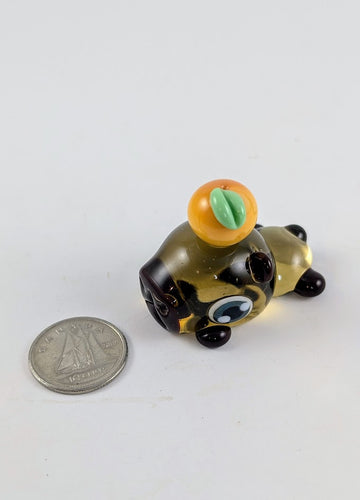 Oliver Capybara Hand Sculpted Glass Figure