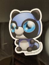Load image into Gallery viewer, Rebecca Raccoon Sticker