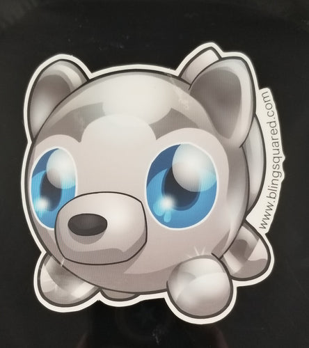 Semi-Transparent Lupe Wolf Sticker