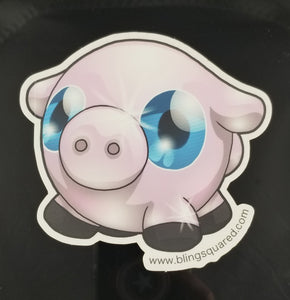 Semi-Transparent Cecil Piggie Sticker