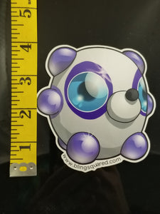 Semi-Transparent Johnny Panda Sticker