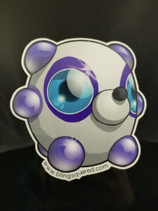 Semi-Transparent Johnny Panda Sticker