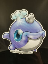 Load image into Gallery viewer, Semi-Transparent Smirky Narwhal Sticker