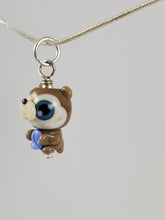 Load image into Gallery viewer, Tami Otter Hand Sculpted Glass Pendant