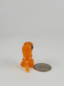 Micro T-Rex Pendant in Orange