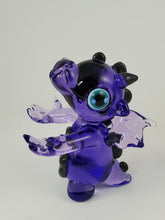 Load image into Gallery viewer, Dragon Creativity Squire in Purple Rain and Disco Sparkle