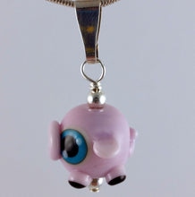 Load image into Gallery viewer, Cecil Pig Hand Sculpted Glass Pendant