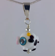 Load image into Gallery viewer, Cynthia Cow Hand Sculpted Glass Pendant