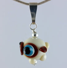 Load image into Gallery viewer, Georgia Pug Hand Sculpted Glass Pendant
