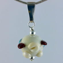 Load image into Gallery viewer, Georgia Pug Hand Sculpted Glass Pendant