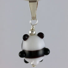 Load image into Gallery viewer, Johnny Panda Hand Sculpted Glass Pendant