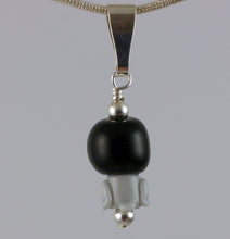Load image into Gallery viewer, Smidgen Baby Penguin Hand Sculpted Glass Pendant
