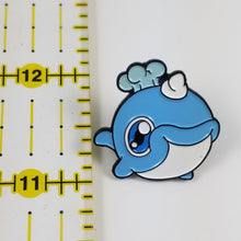 Load image into Gallery viewer, Smirky Narwhal Enamel Pin